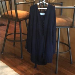 Dark blue short dress